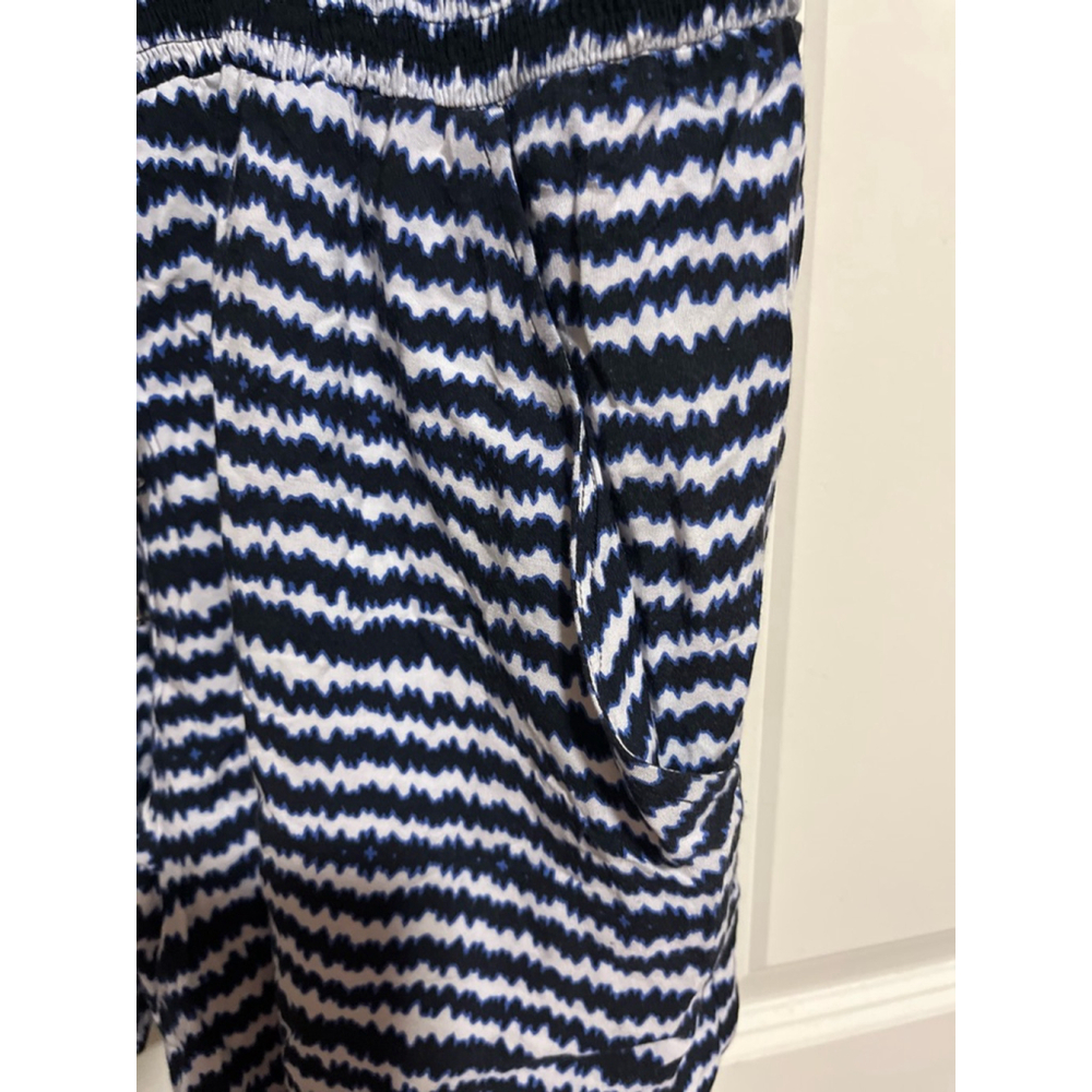 EUC MSK Romper Blue and White Women's Size L - Picture 3 of 8